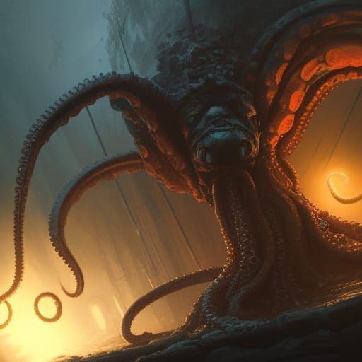 tentacled sewer monster
