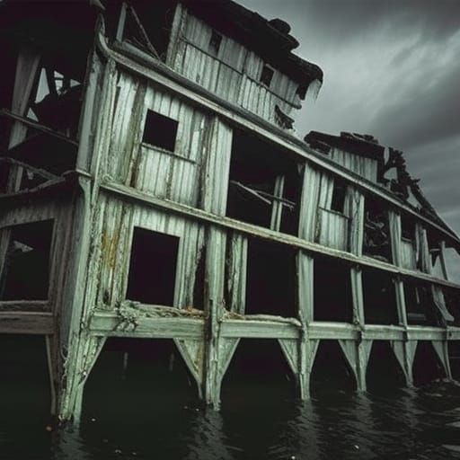 Old Wharf at Night