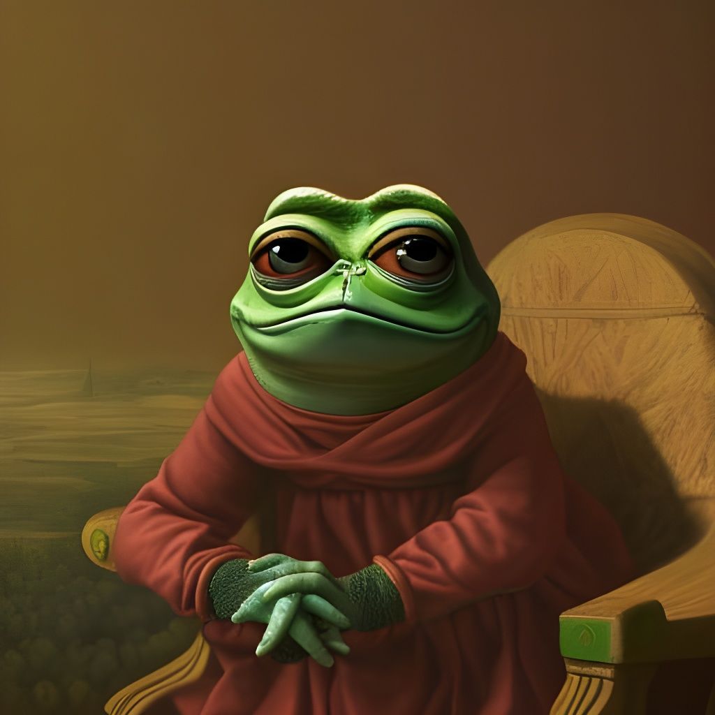 Monsignor Pepe la Frog  by @zonked