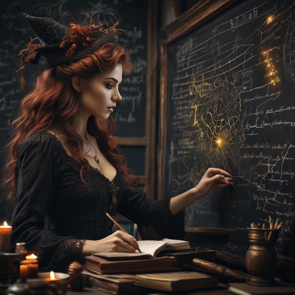 The new teacher Is a witch!  by @Noquelle