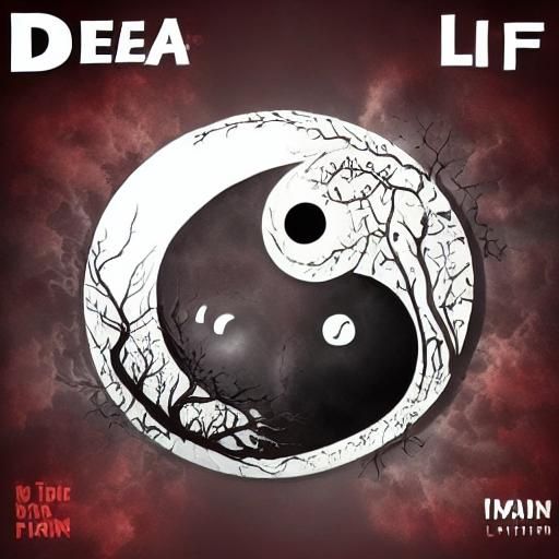 <lora:dark12:1.0> a yin and yang light