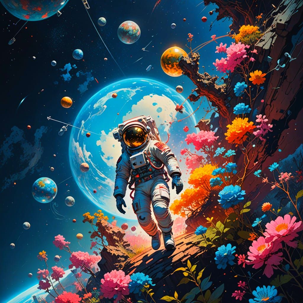Floating in Space