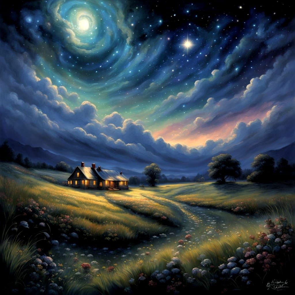 Starry Skies   by @Happy Jack