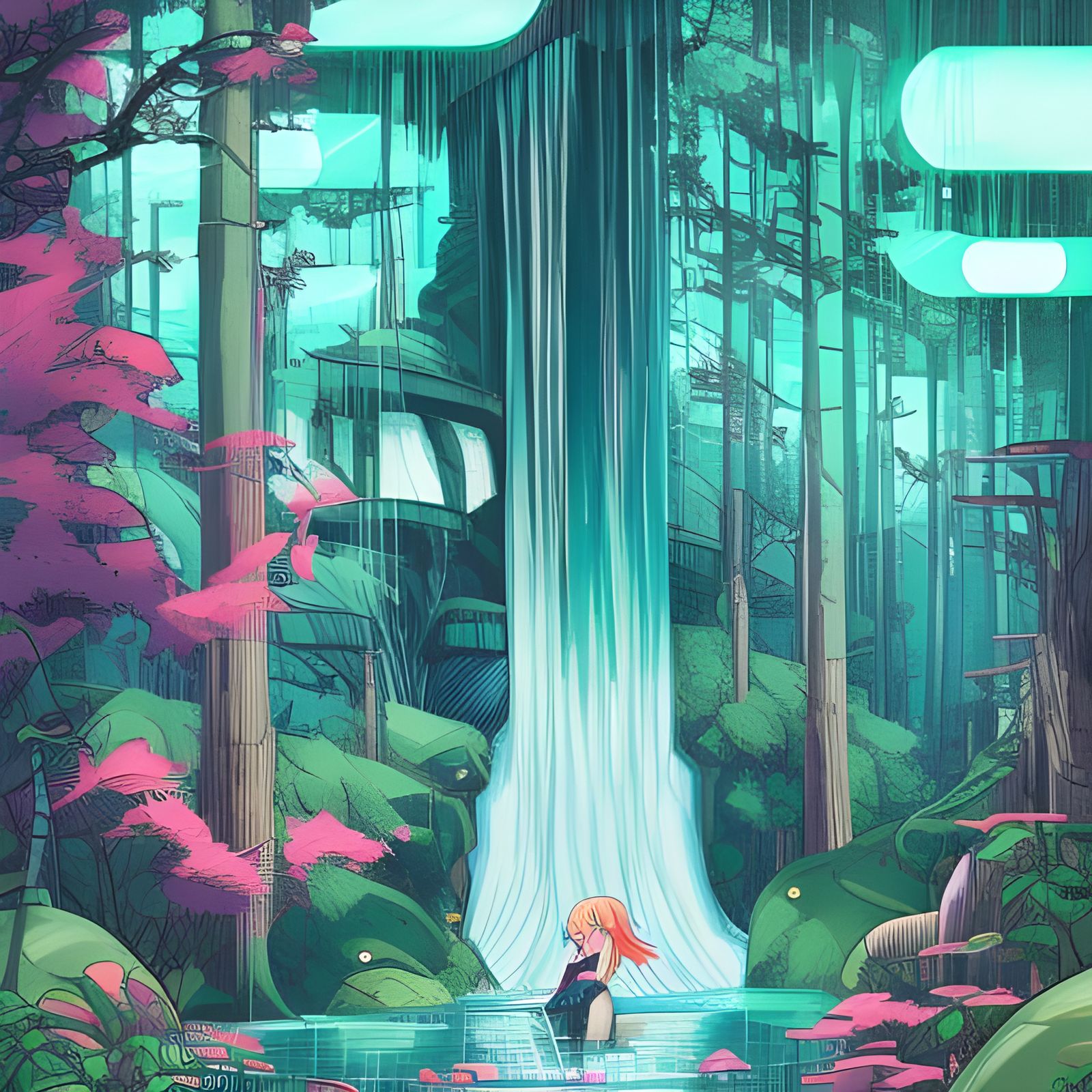 red-head-in-a-waterfall-ai-generated-artwork-nightcafe-creator