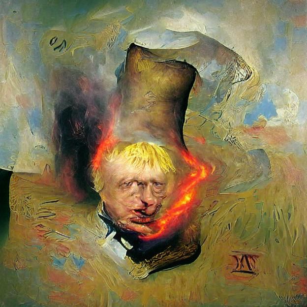 Boris Johnson spontaneous combustion