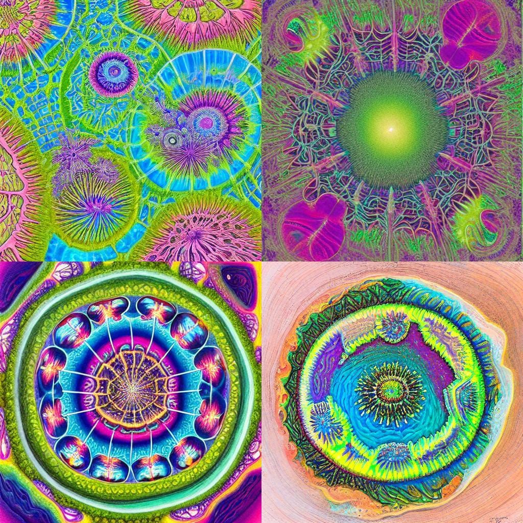 Diffusion Patterns In A Group Of Four!!!!! - AI Generated Artwork ...
