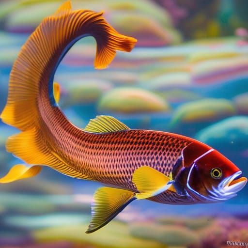 Goldfish arowana hybrid