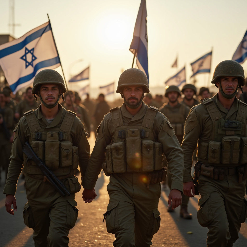 Triumphant Israeli Soldiers Return Home: A Hero's Welcome