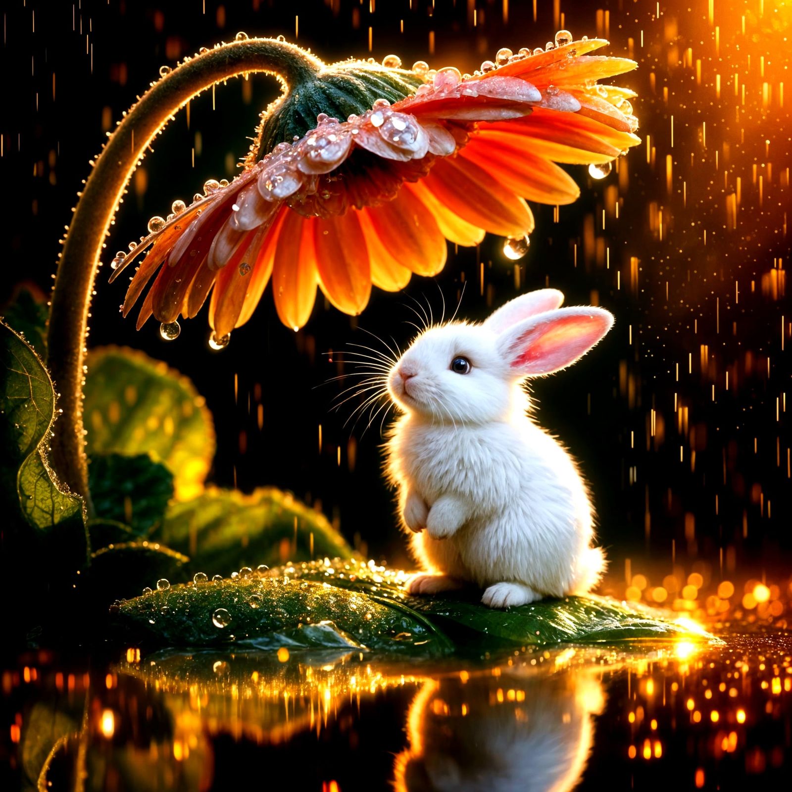 Shelter in the Storm: Magic in every drop  by @Artless