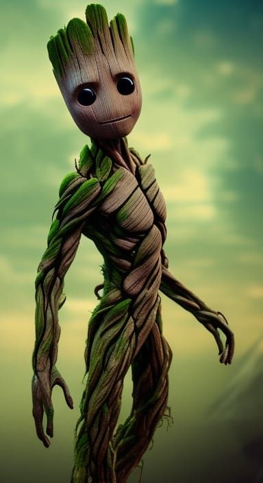 I am Groot - AI Generated Artwork - NightCafe Creator