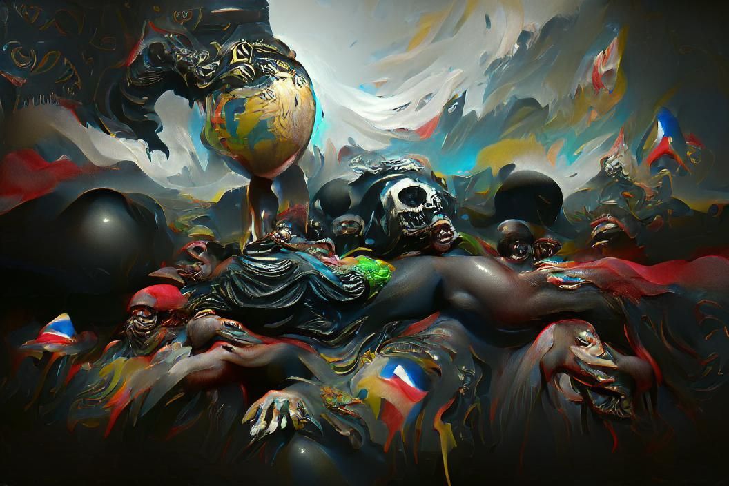 the world turns to black