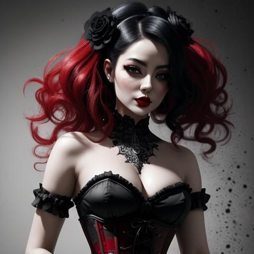 female goth beauty