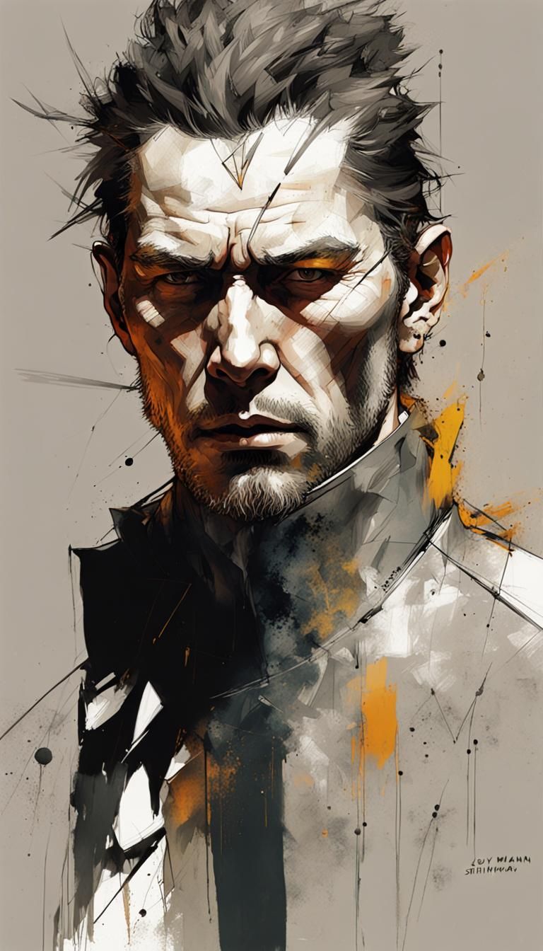 Gritty Character Concept Art in Vivid Colors