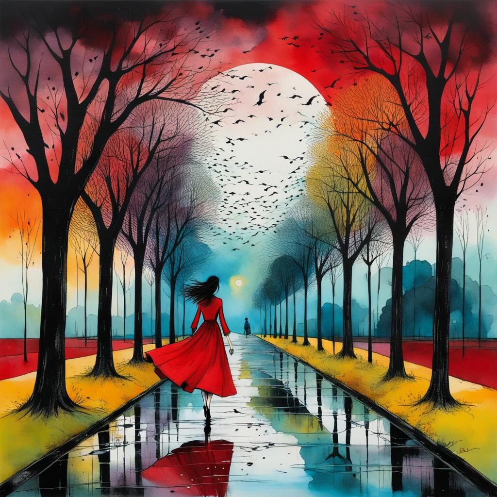Coloured autumn