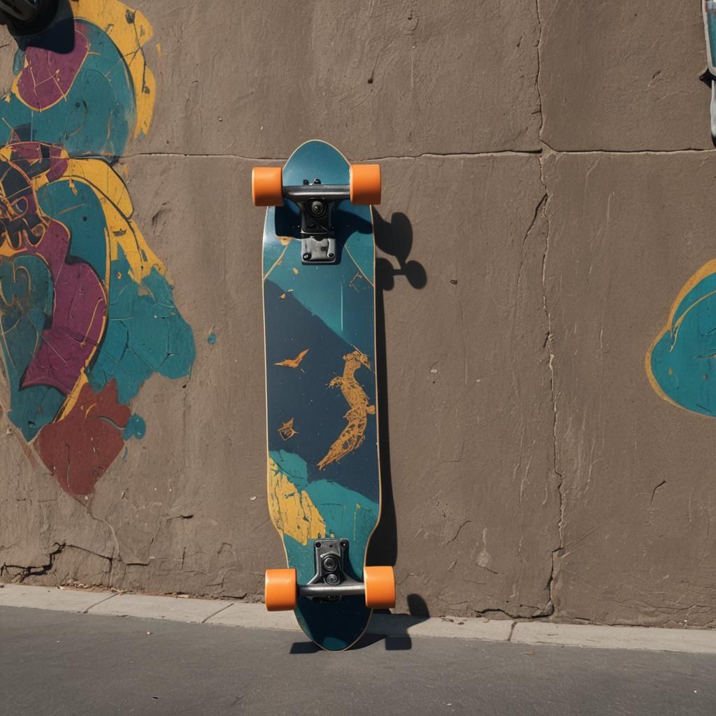My skateboard in California 1960s.