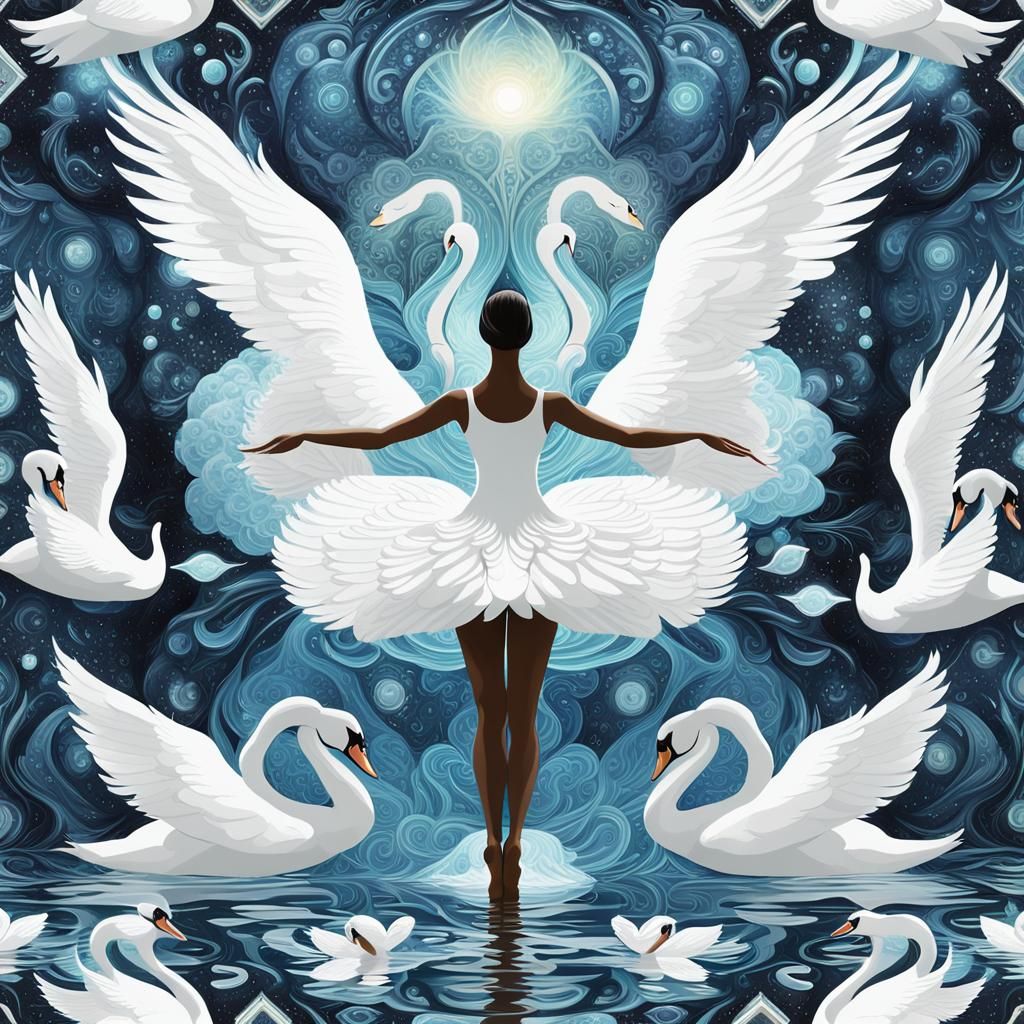 white swan