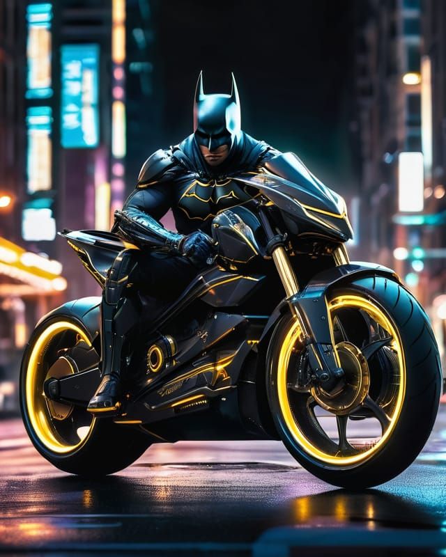 Black Batman contemplates his next move.