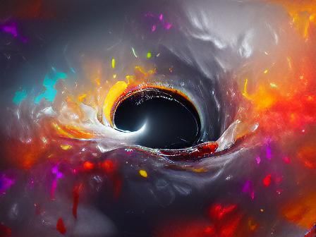 A beatiful black hole