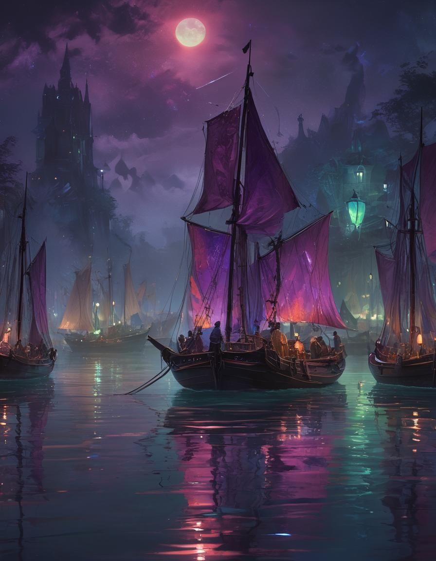 magical phosphorescence at the night regatta  by @CJVF