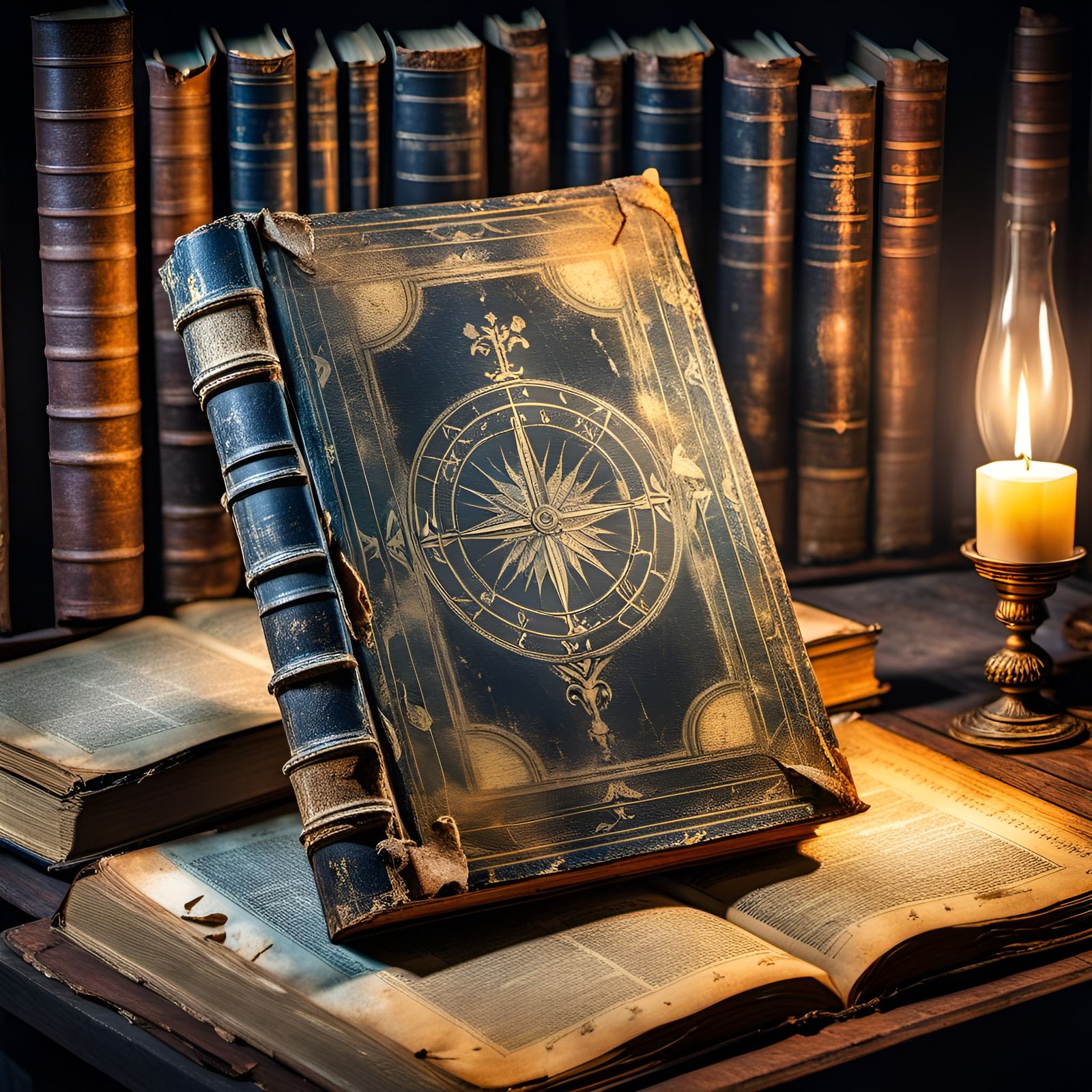 The aged imperfection across the book only hints at the vast knowledge stored within  by @Arxavius