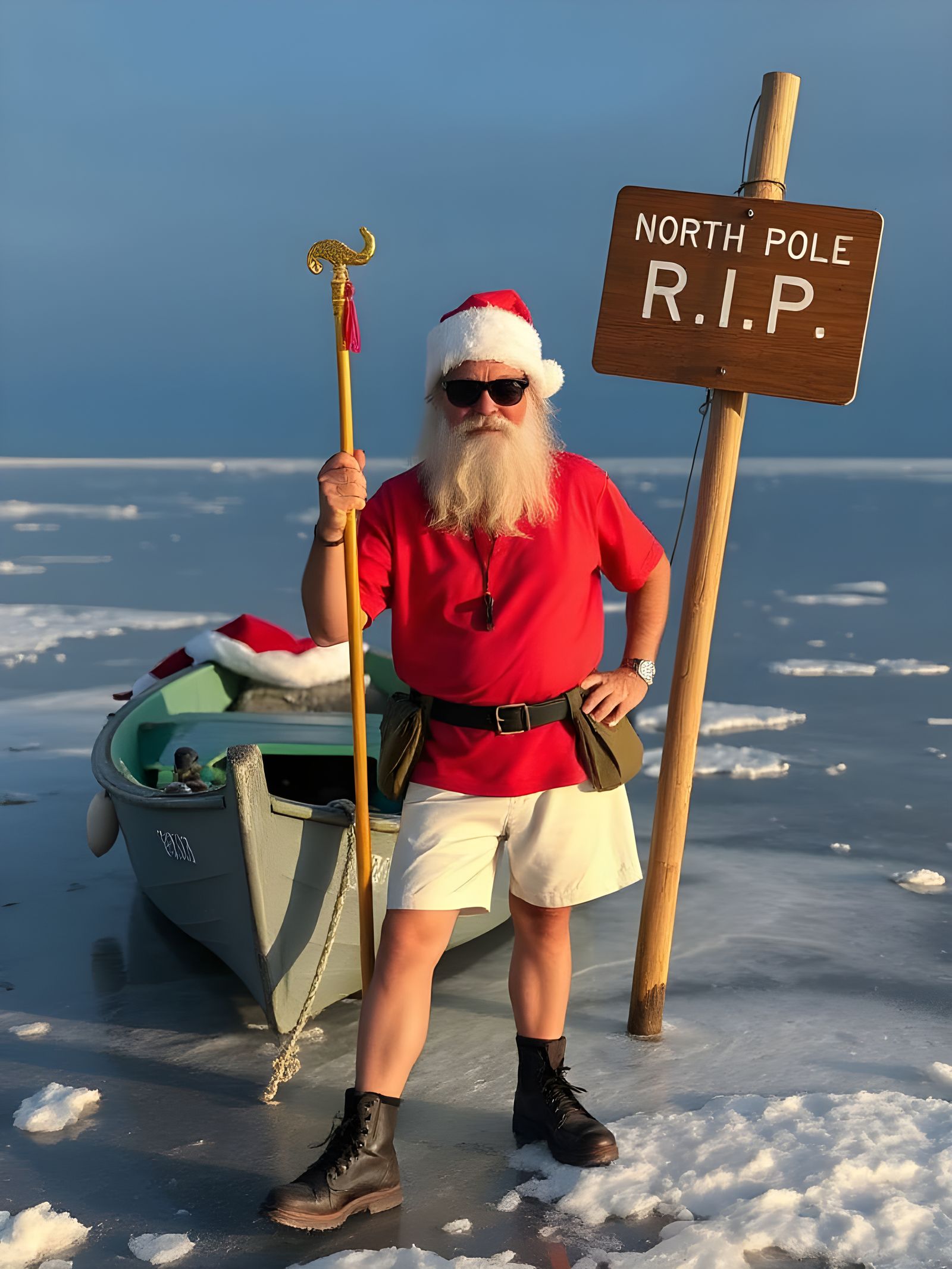 Summer Santa  by @H0rati0