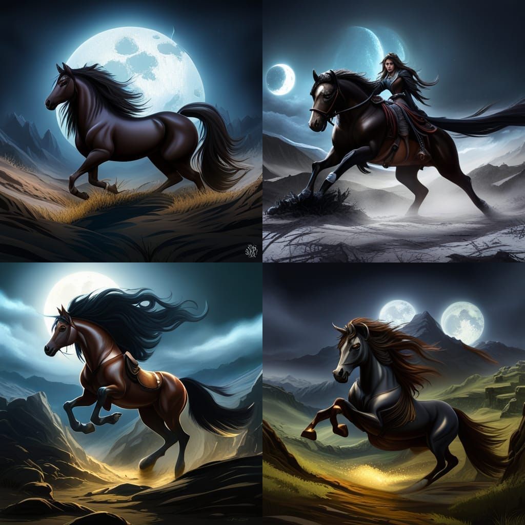 SDXL: horse