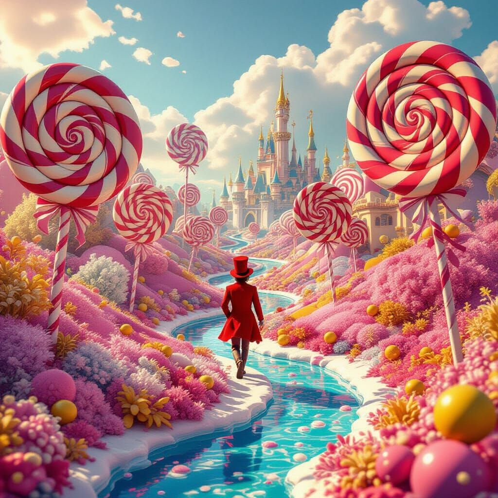 William Wonka and the chocolate factory  by @ericB