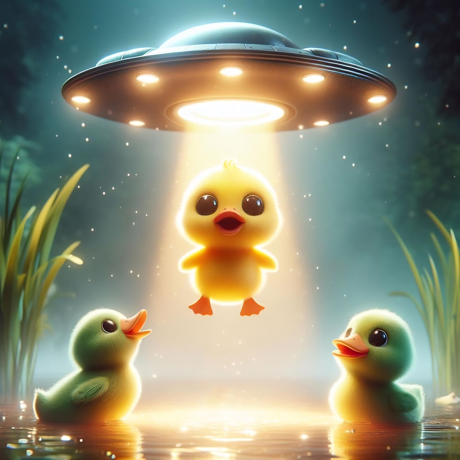 Help, I'm Being Ab-DUCK-ted!!