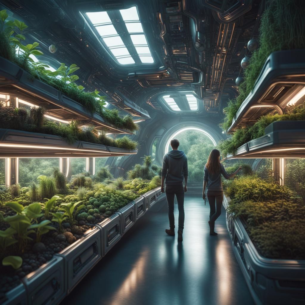 Life on a spaceship   by @BUBLINKO 