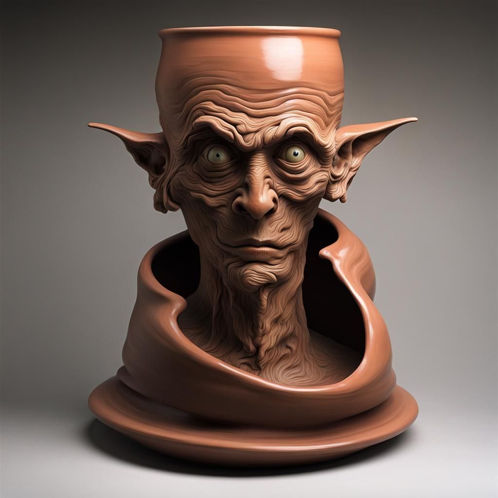 Eccentric Clay Pottery  by @Gouty