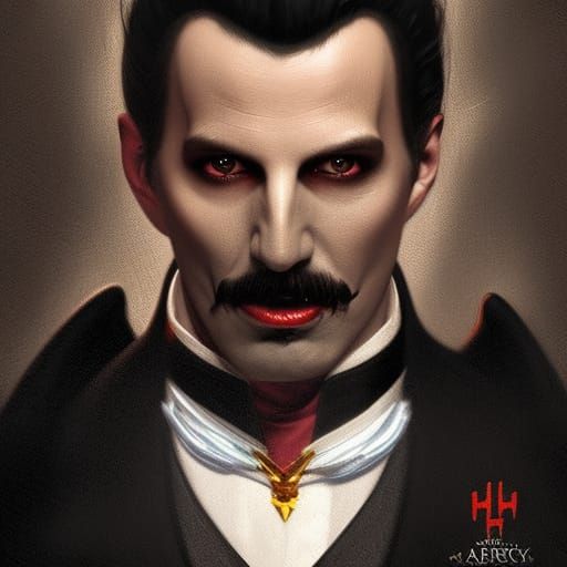Freddy Mercury as Dracula 3