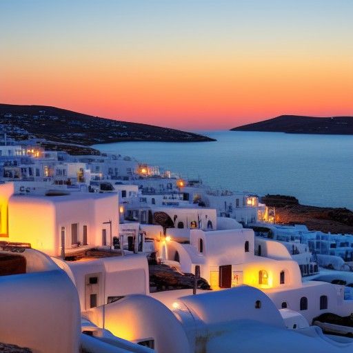 Mykonos at dawn