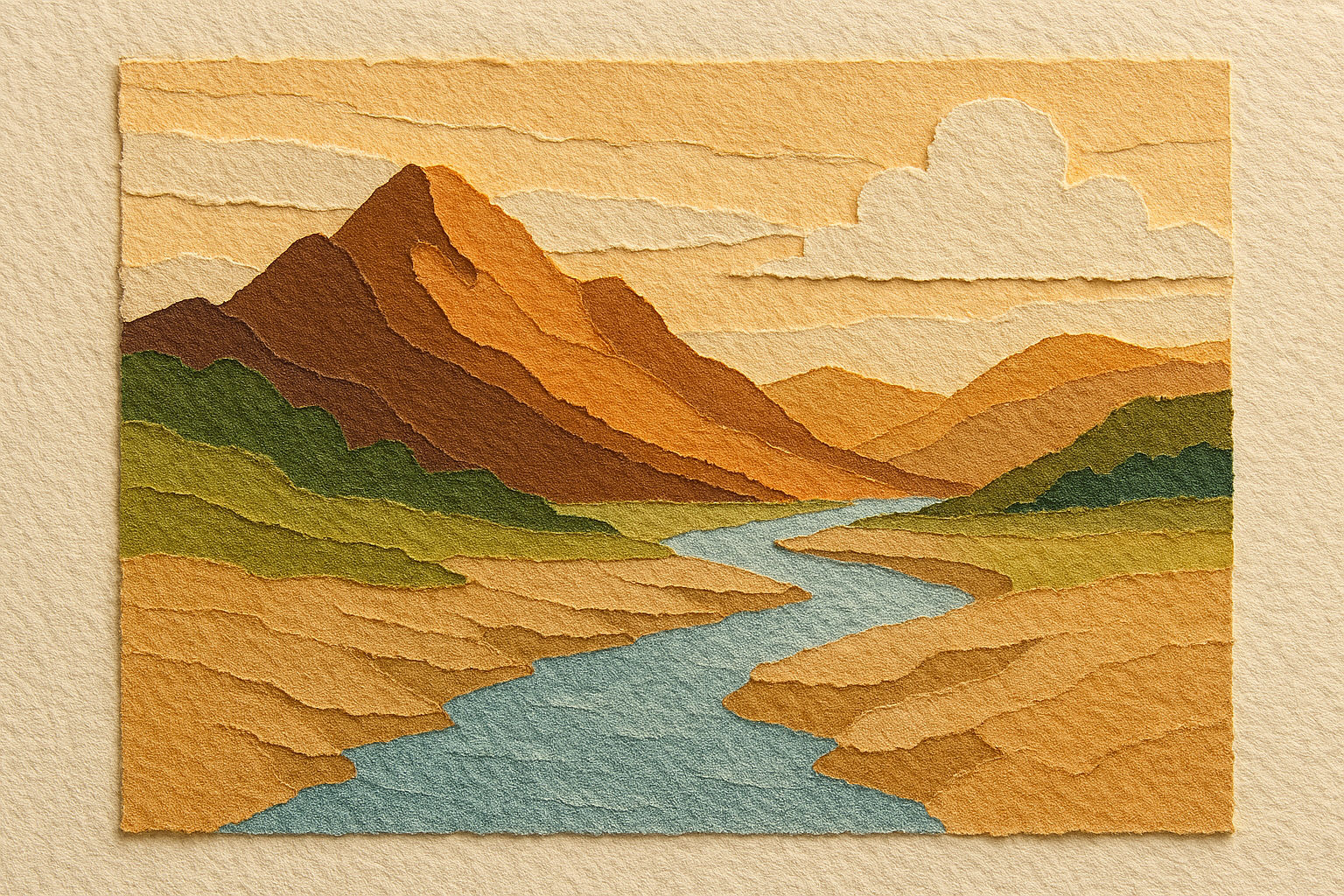paper landscape