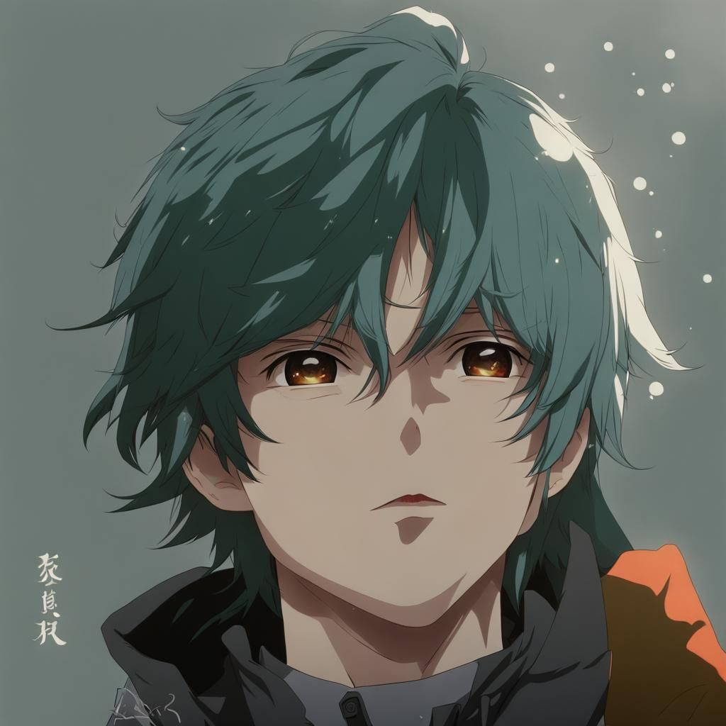 colored hair by artist "anime", Anime Key Visual, Japanese M...