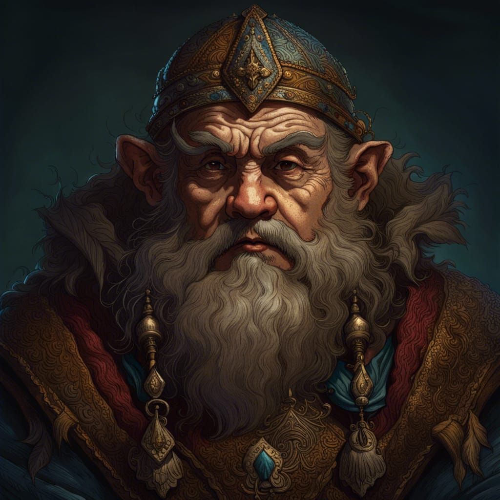 Grizzled Dwarf Priest - AI Generated Artwork - NightCafe Creator