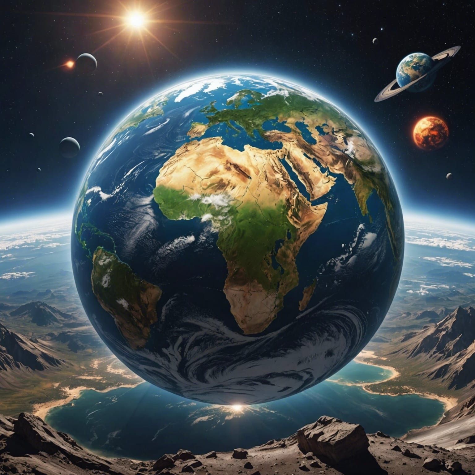 The last day earth existed   by @symon