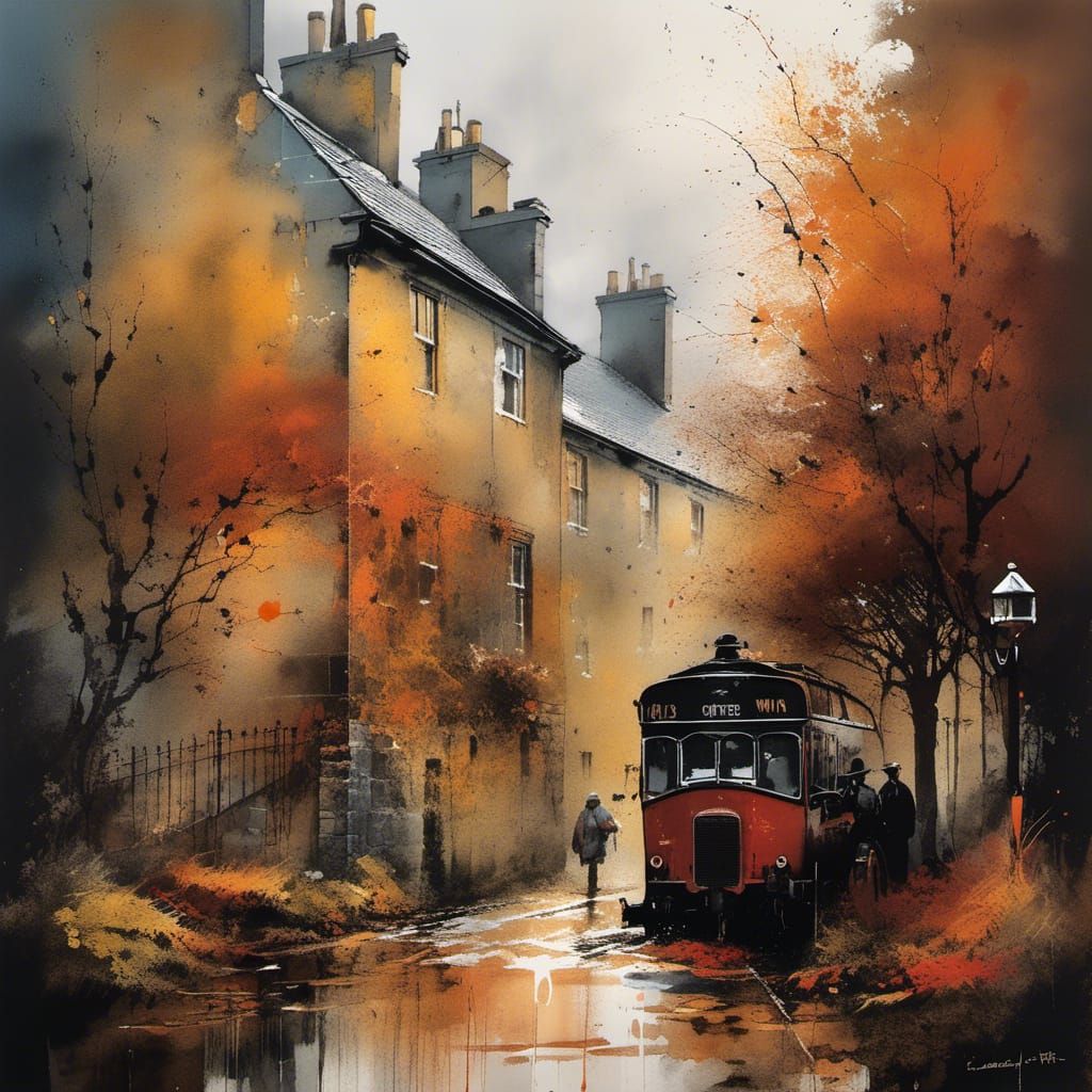 autumnal scotland, by Stewart Edmondson, Thomas Wells Schall...