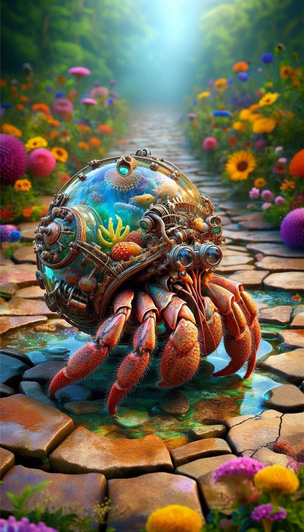 The Wandering Hermit Crab