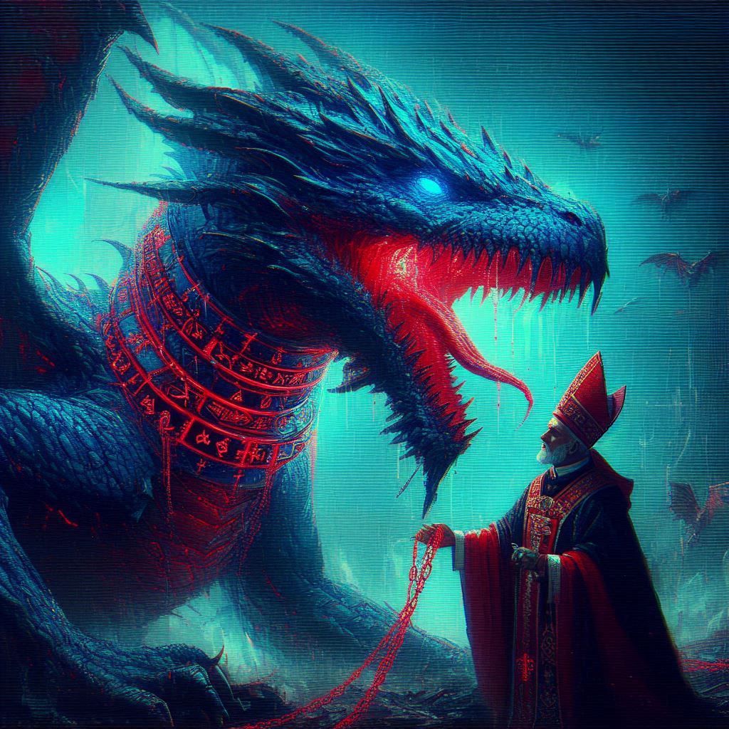 Subdued by the Dread Cardinal's Unearthly Power  by @dreamowl