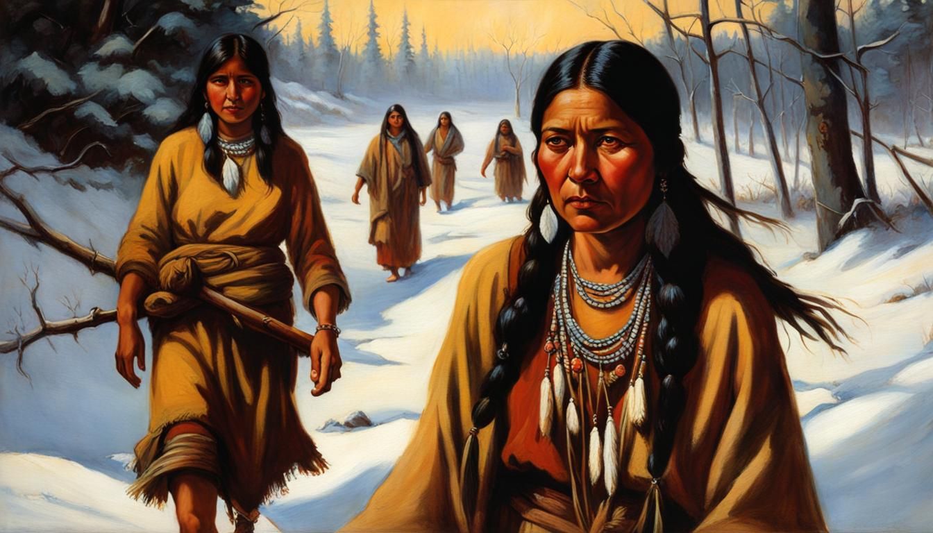 Chronicles of a Native Americans Mono women gathering berries 1930: Embracing Life Off the Beaten Track, ...  by @ArtDreamer Selma