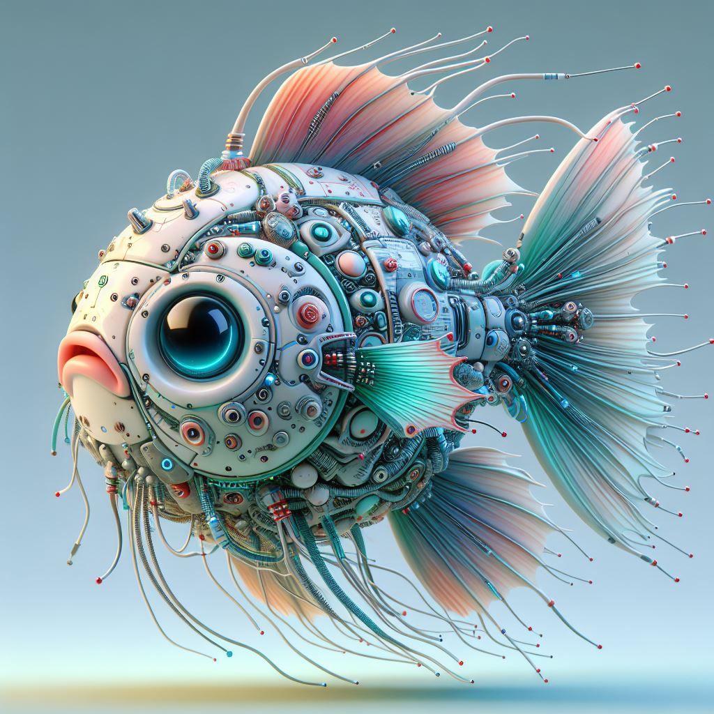 Robot Fish - AI Generated Artwork - NightCafe Creator