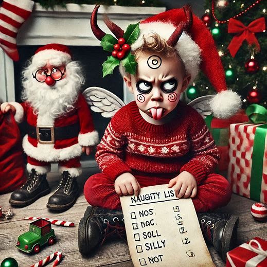 Christmas for naughty bad child