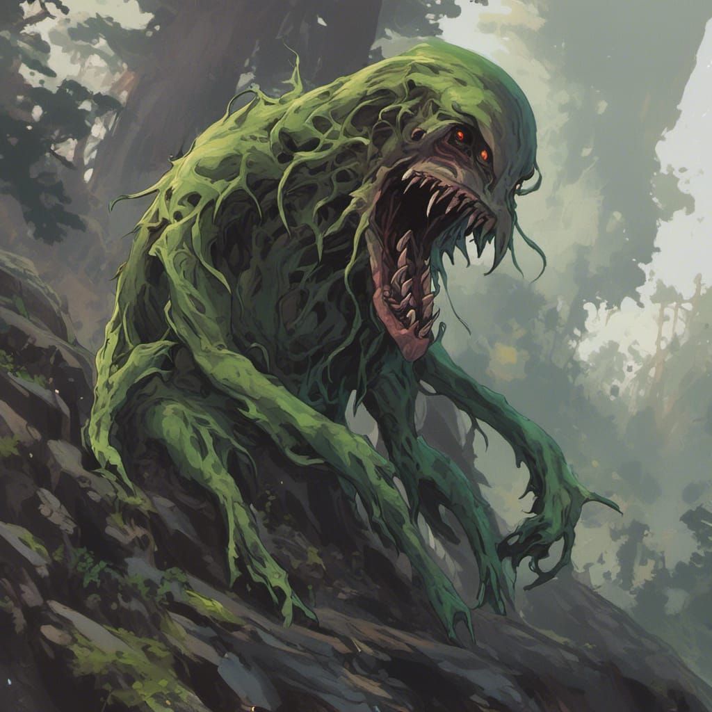 <lora:RPG23:1.0> Hooded alien creature