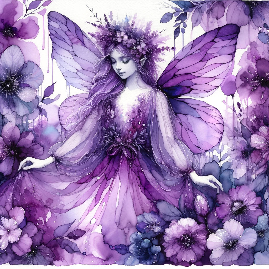 Forget-me-not-faerie  by @Liberty99 - Tracey