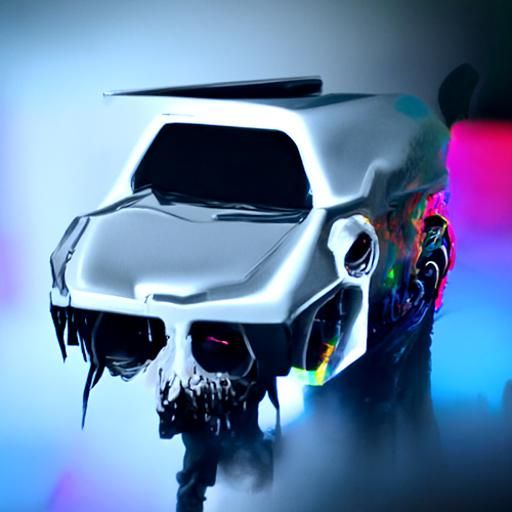 Zombie skull