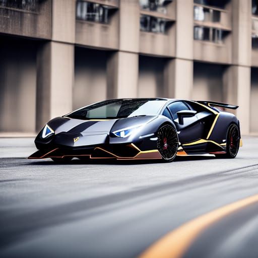 Lamborghini Centenario 1 - AI Generated Artwork - NightCafe Creator