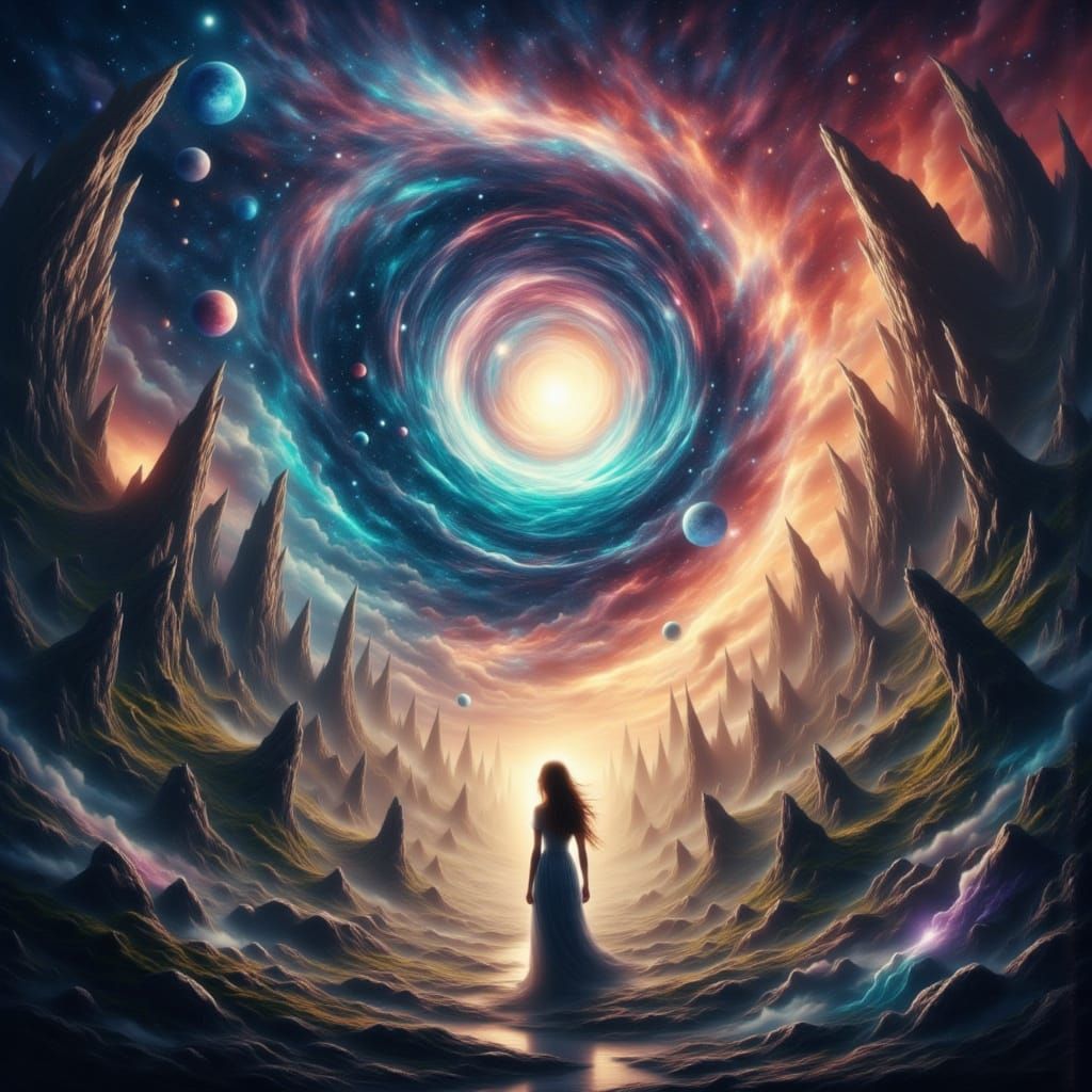 Portal to Loving World Amidst Conflict - Epic Digital Matte ...