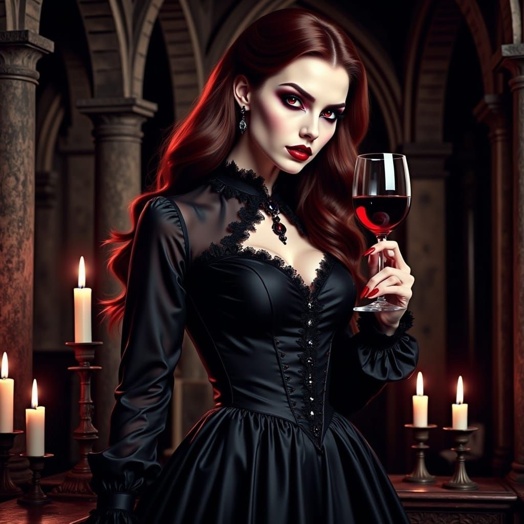 <lora:GothicVampireFlux:1.0>