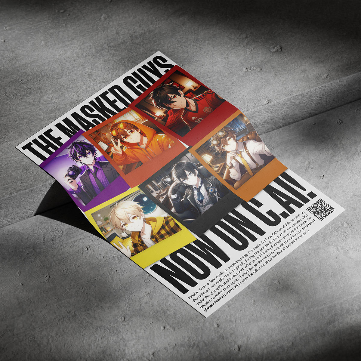 the masked guys poster