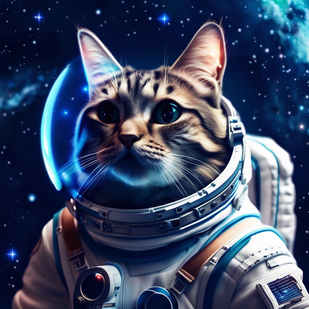 space cat - AI Generated Artwork - NightCafe Creator